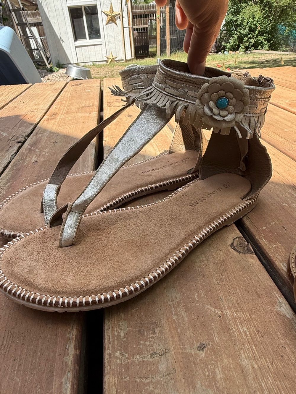 Wasaga Ankle Sandals from Manitobah Mukluks